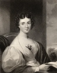 Maria Jane Jewsbury, graverad av J. Cochran, från 